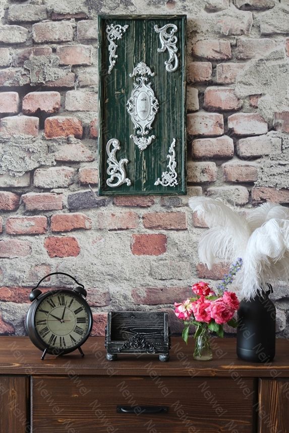 Neiwel Vintage Liva Eskitme Siyah Stand Raf