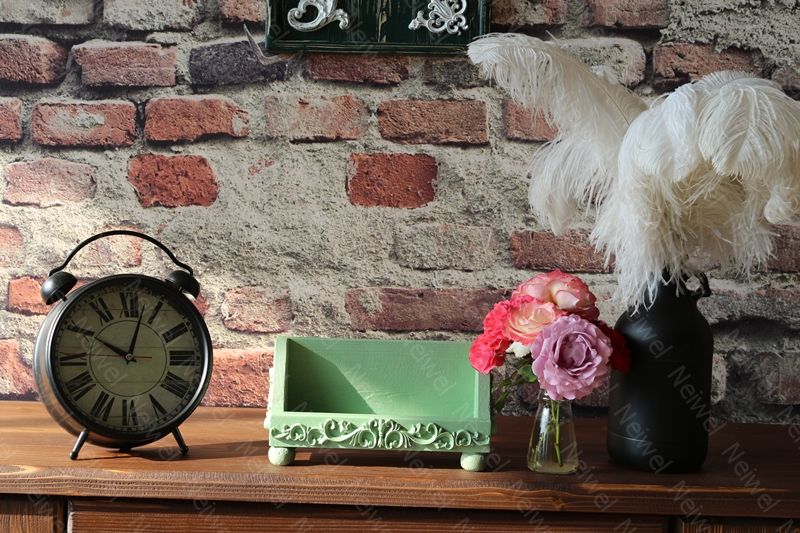 Neiwel Vintage Loa Yeşil Stand Raf