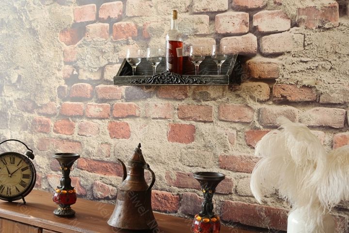 Neiwel Vintage Meira Eskitme Siyah Bar Raf