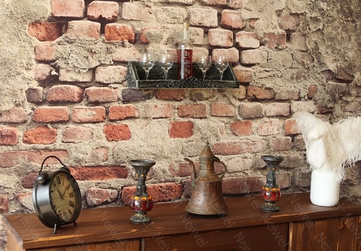 Neiwel Vintage Meira Eskitme Siyah Bar Raf