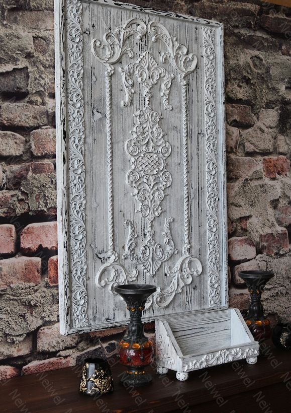 Neiwel Vintage Nova Eskitme Beyaz Stand Raf