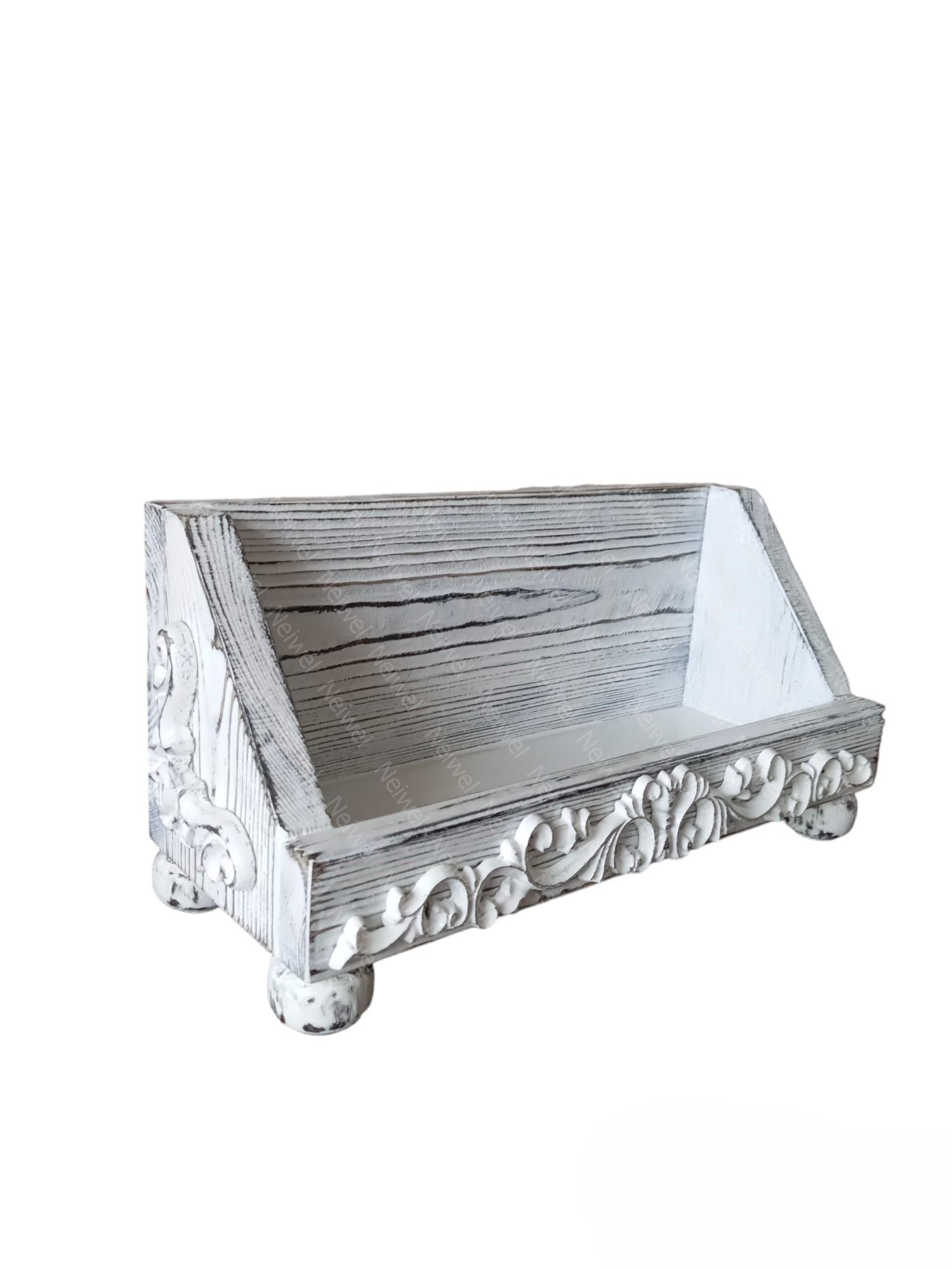 Neiwel Vintage Nova Eskitme Beyaz Stand Raf