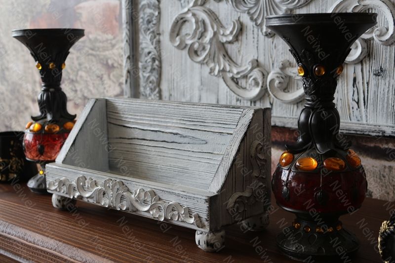 Neiwel Vintage Nova Eskitme Beyaz Stand Raf