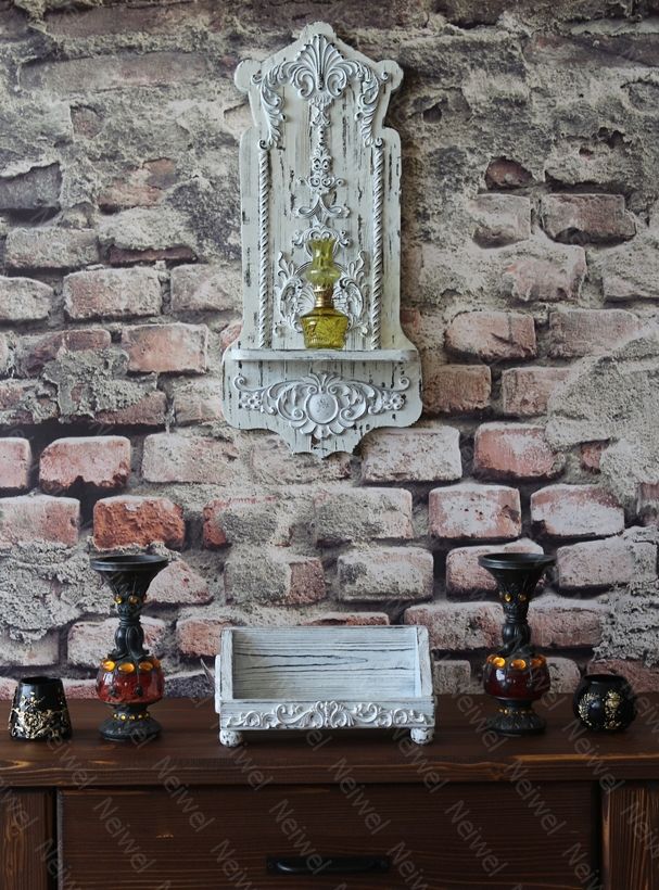 Neiwel Vintage Nova Eskitme Beyaz Stand Raf