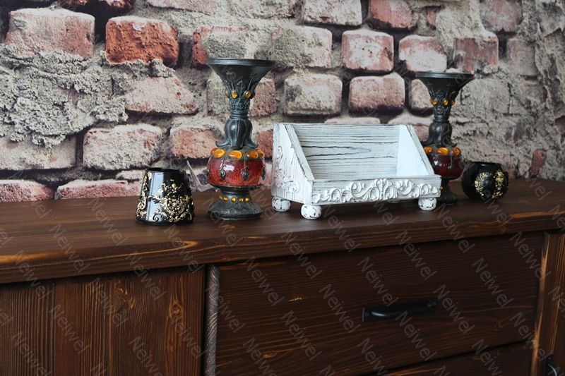 Neiwel Vintage Nova Eskitme Beyaz Stand Raf