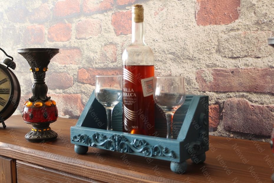 Neiwel Vintage Nova Mavi Bar Standı
