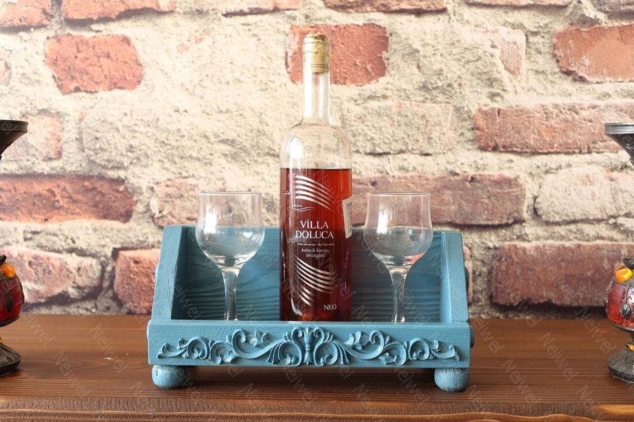 Neiwel Vintage Nova Mavi Bar Standı