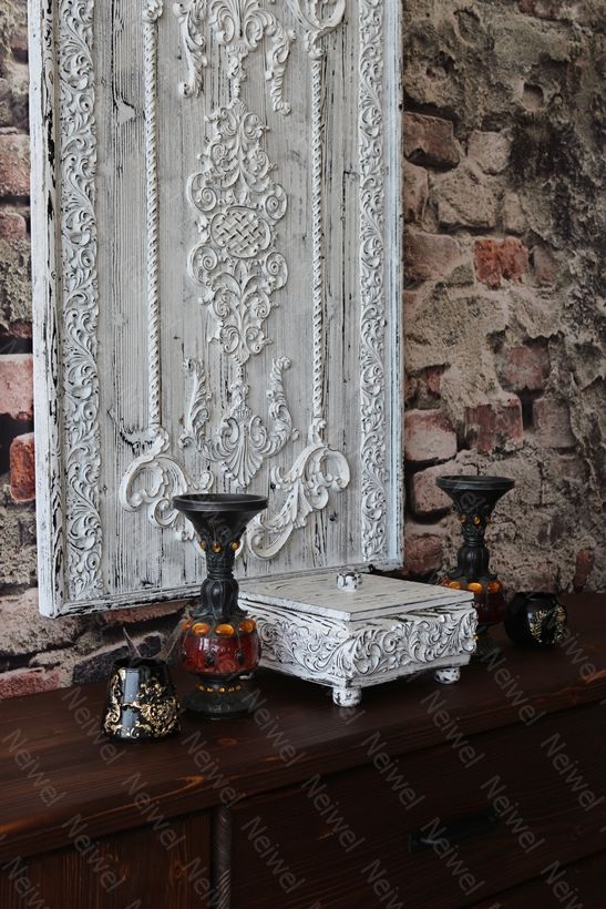 Neiwel Vintage Oniks Eskitme Beyaz Kutu