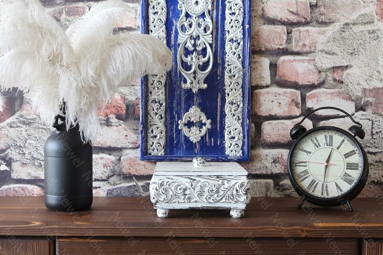 Neiwel Vintage Oniks Eskitme Beyaz Kutu