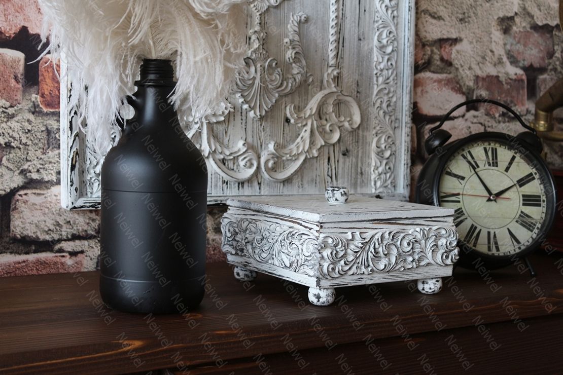 Neiwel Vintage Oniks Eskitme Beyaz Kutu