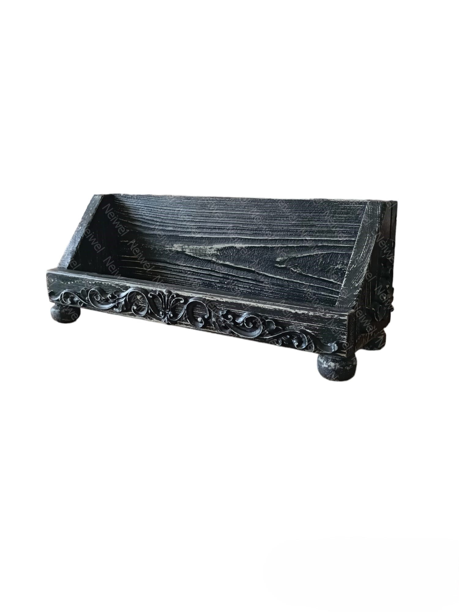 Neiwel Vintage Pai Eskitme Siyah Bar Standı