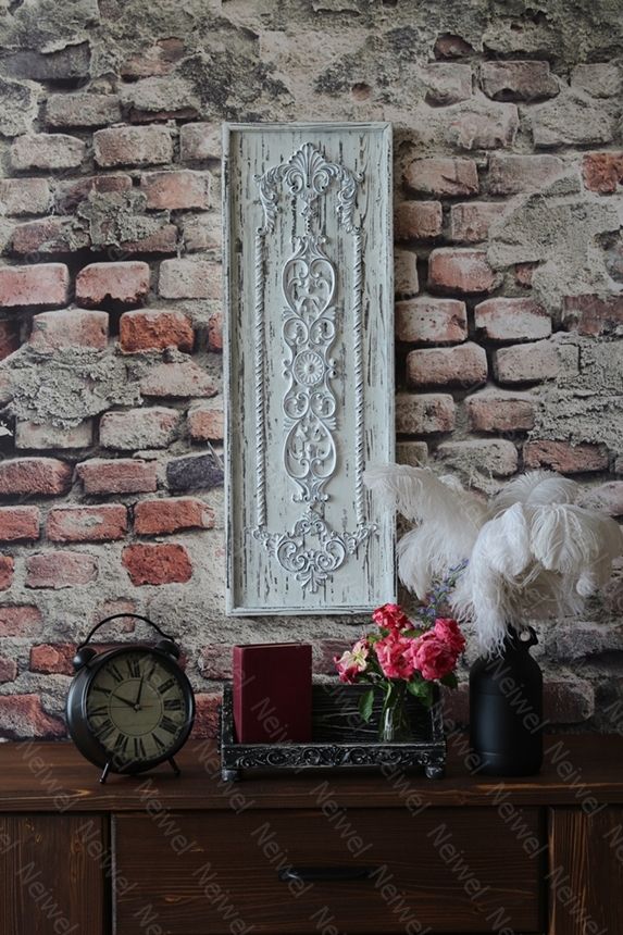 Neiwel Vintage Pai Eskitme Siyah Stand Raf