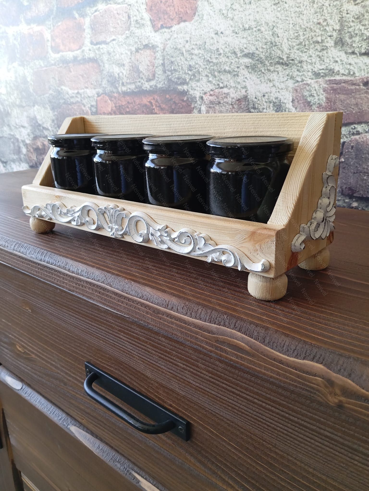 Neiwel Vintage Pai Nturel Stand Raf