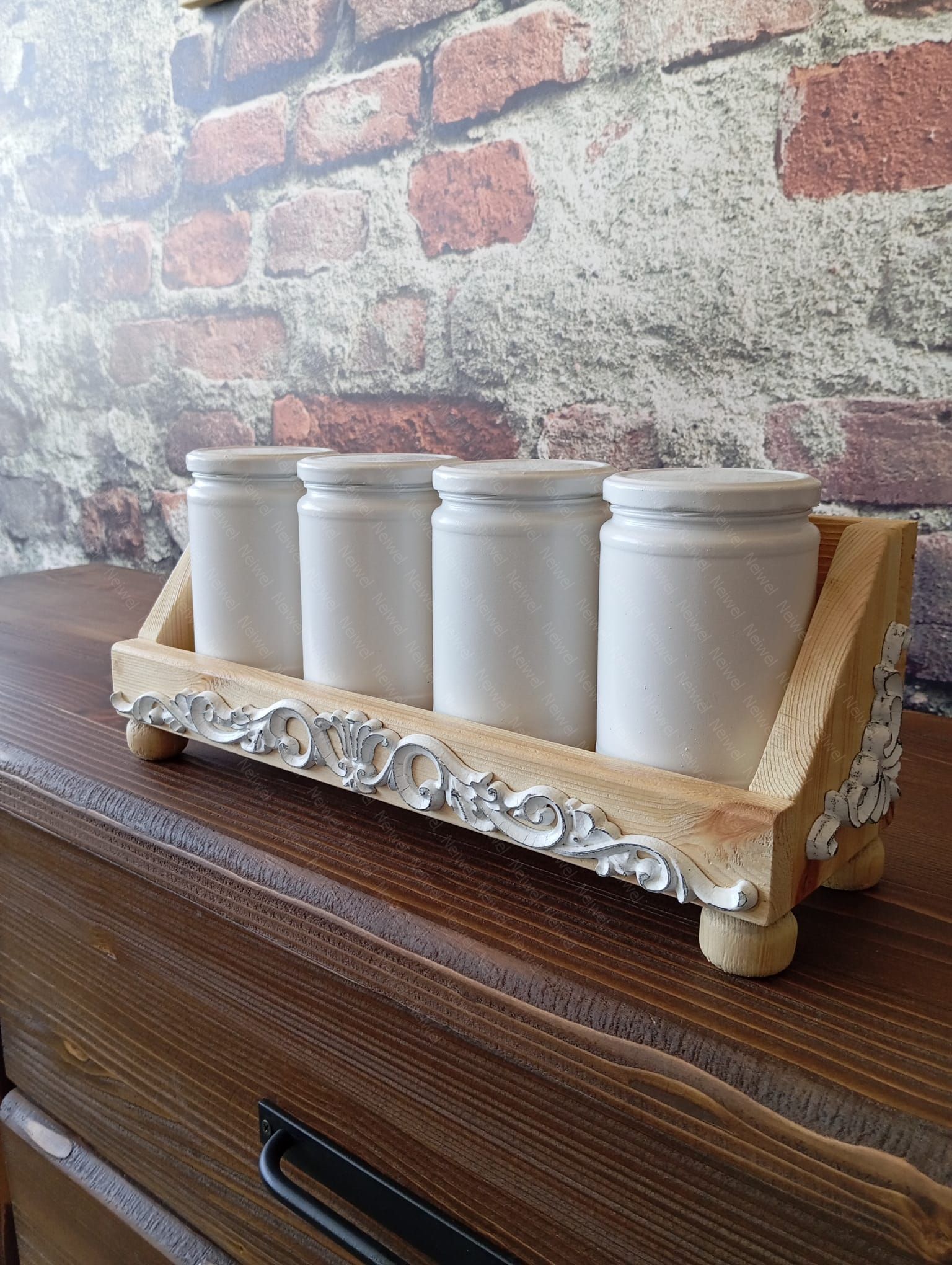 Neiwel Vintage Pai Nturel Stand Raf