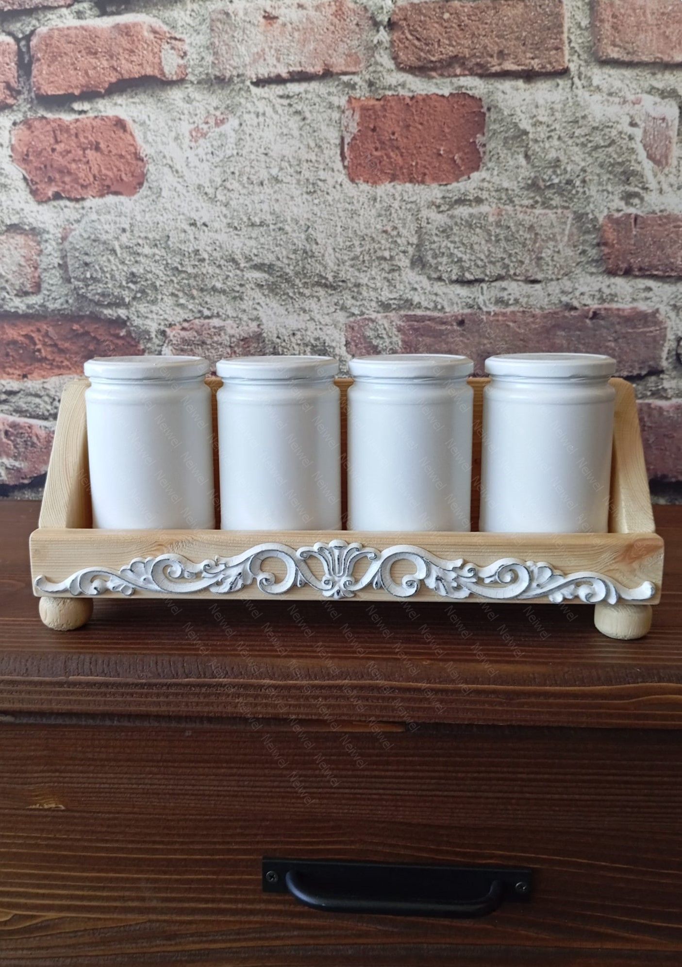 Neiwel Vintage Pai Nturel Stand Raf