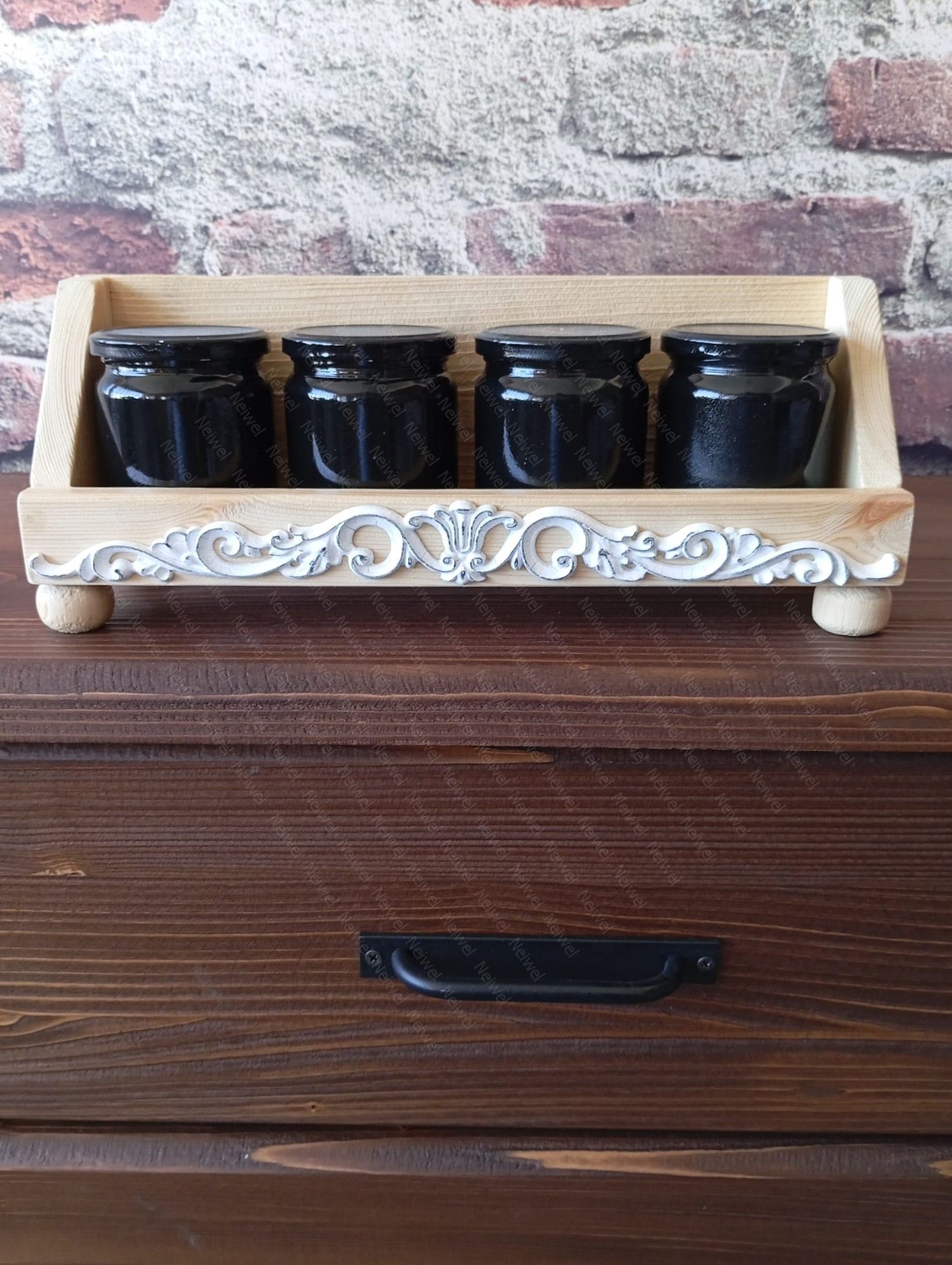 Neiwel Vintage Pai Nturel Stand Raf