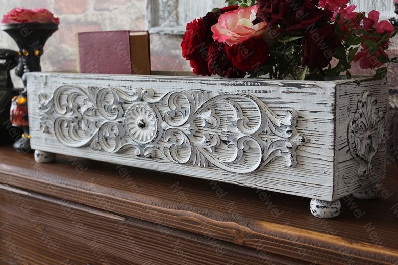 Neiwel Vintage Paris Eskitme Beyaz Kutu