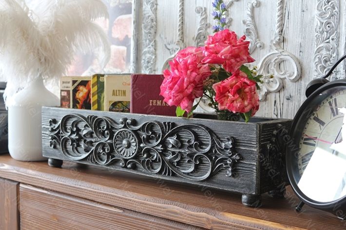 Neiwel Vintage Paris Eskitme Siyah Kutu