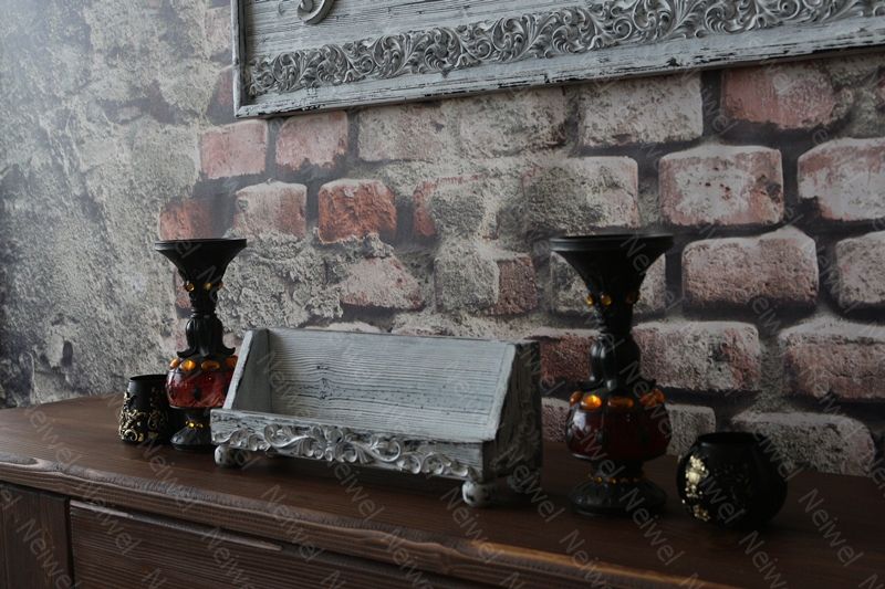 Neiwel Vintage Rian Eskitme Beyaz Stand Raf
