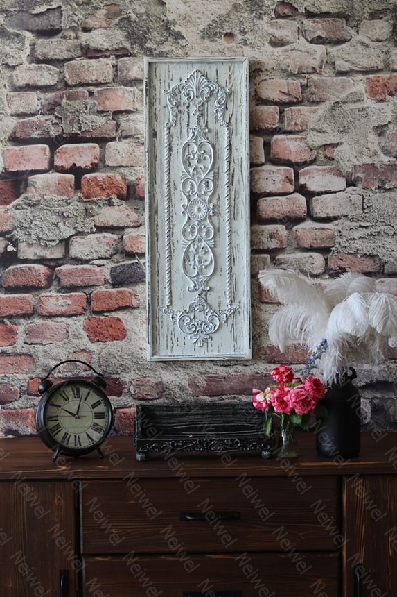 Neiwel Vintage Rian Eskitme Siyah Stand Raf