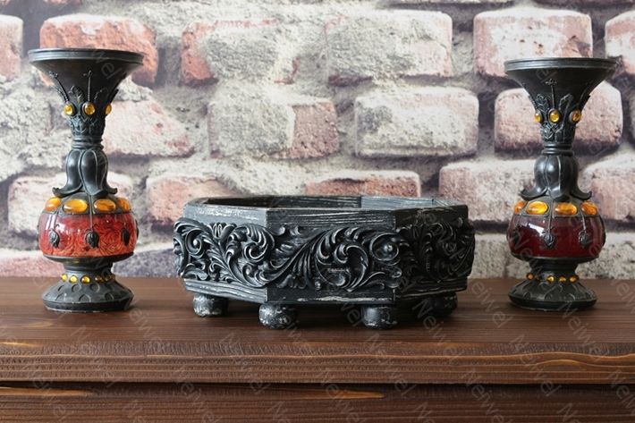 Neiwel Vintage Yıldız Eskitme Siyah Kutu