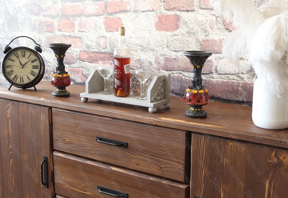 Neiwel Vintage Senna Antrasit Bar Standı