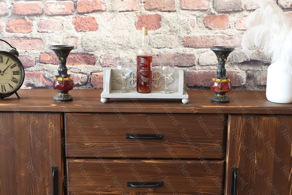 Neiwel Vintage Senna Antrasit Bar Standı