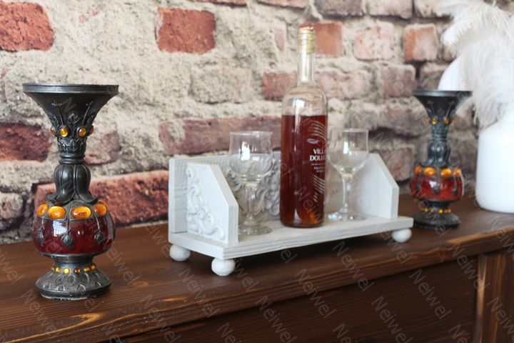 Neiwel Vintage Senna Antrasit Bar Standı
