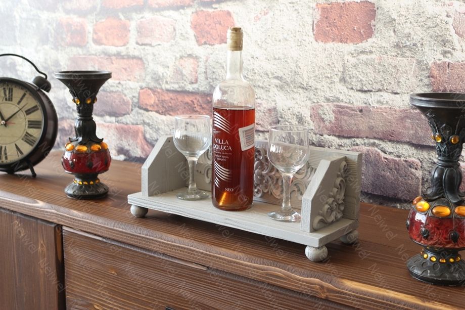 Neiwel Vintage Senna Antrasit Bar Standı