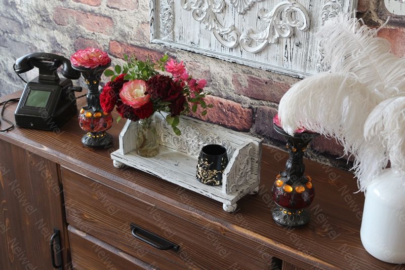 Neiwel Vintage Senna Eskitme Beyaz Stand Raf