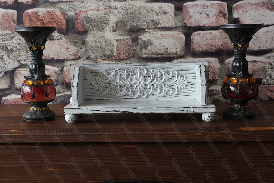 Neiwel Vintage Senna Eskitme Beyaz Stand Raf