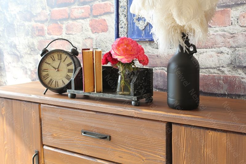 Neiwel Vintage Senna Eskitme Siyah Stand Raf