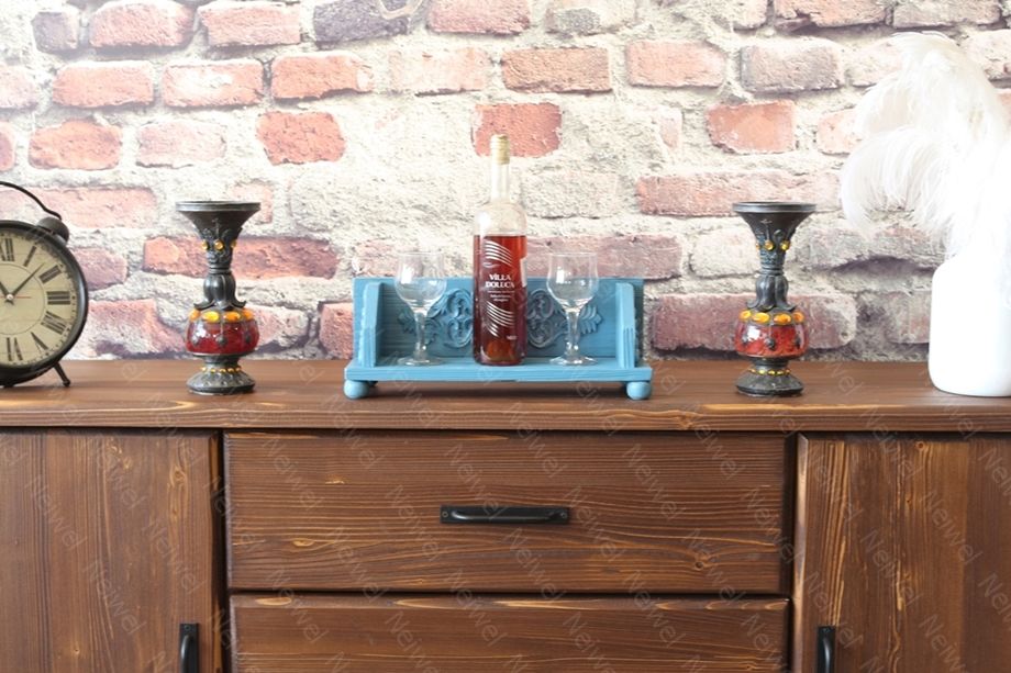 Neiwel Vintage Senna Mavi Bar Standı