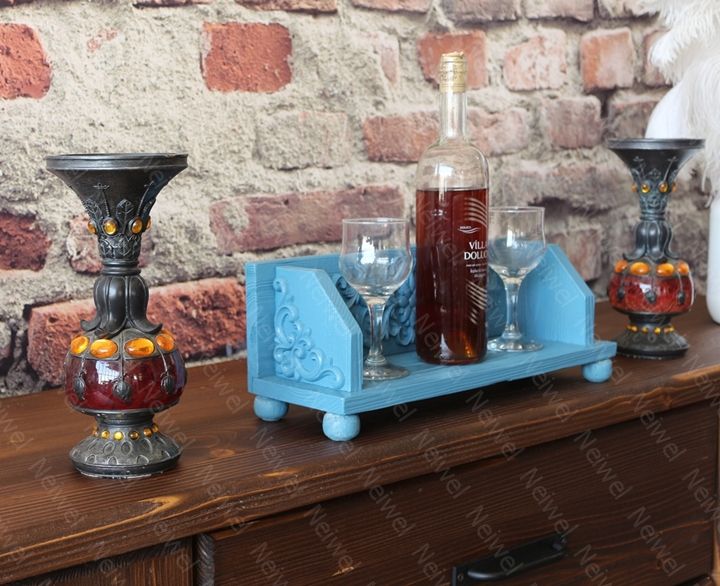 Neiwel Vintage Senna Mavi Bar Standı