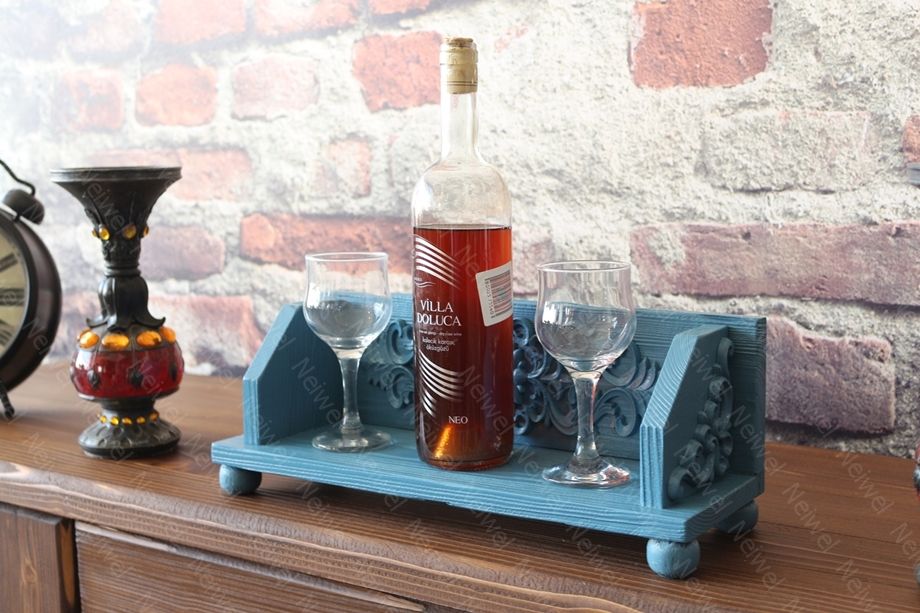 Neiwel Vintage Senna Mavi Bar Standı