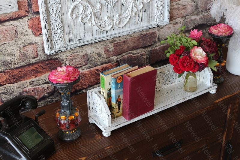 Neiwel Vintage Suen Eskitme Beyaz Stand Raf