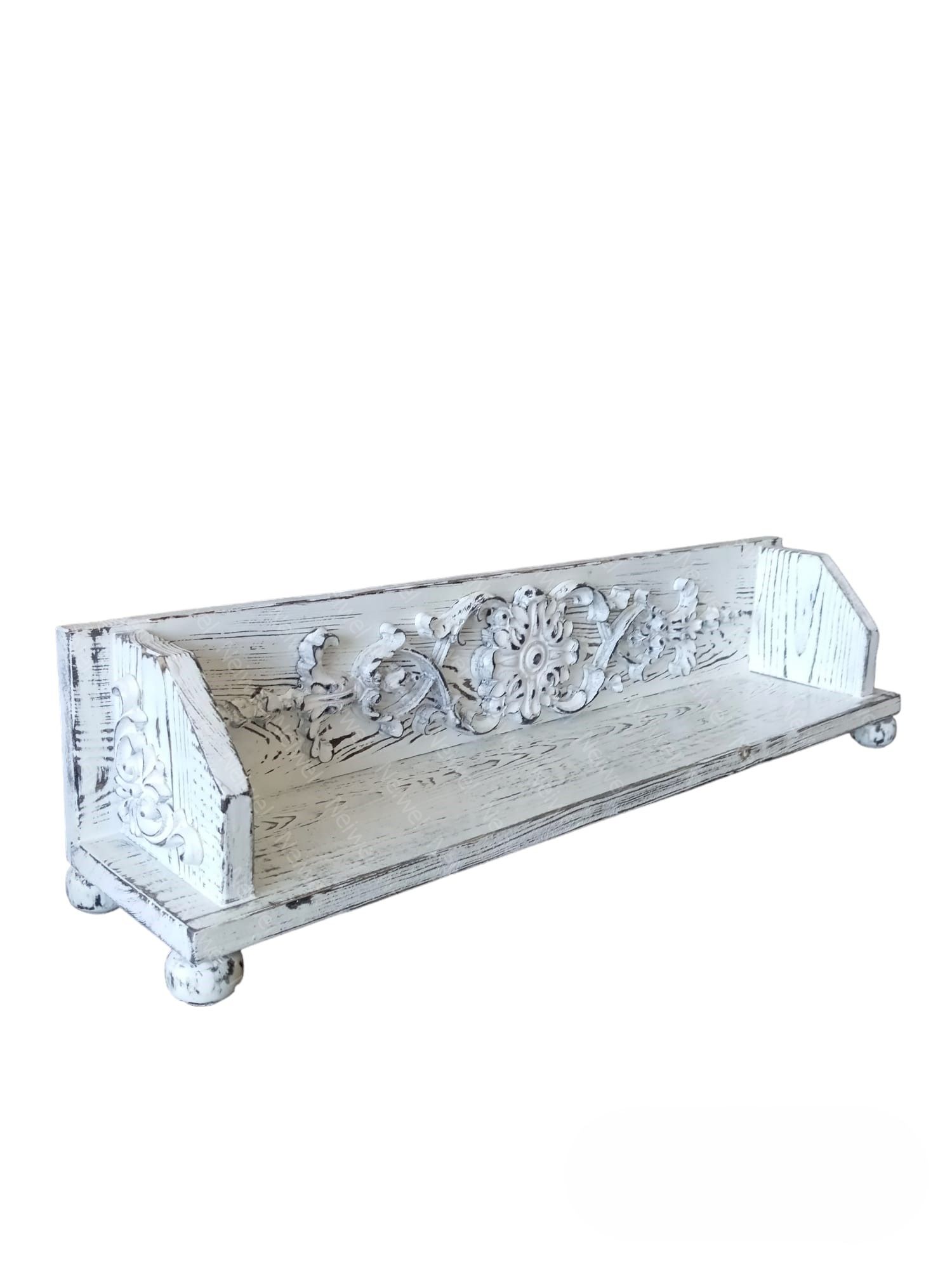 Neiwel Vintage Suen Eskitme Beyaz Stand Raf