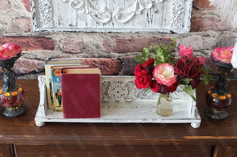 Neiwel Vintage Suen Eskitme Beyaz Stand Raf