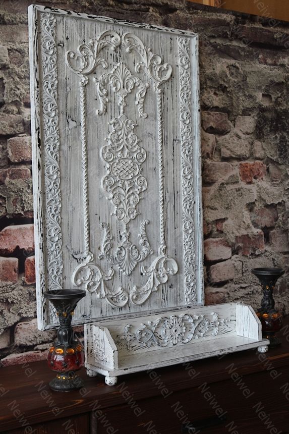 Neiwel Vintage Suen Eskitme Beyaz Stand Raf