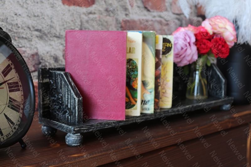 Neiwel Vintage Suen Eskitme Siyah Stand Raf