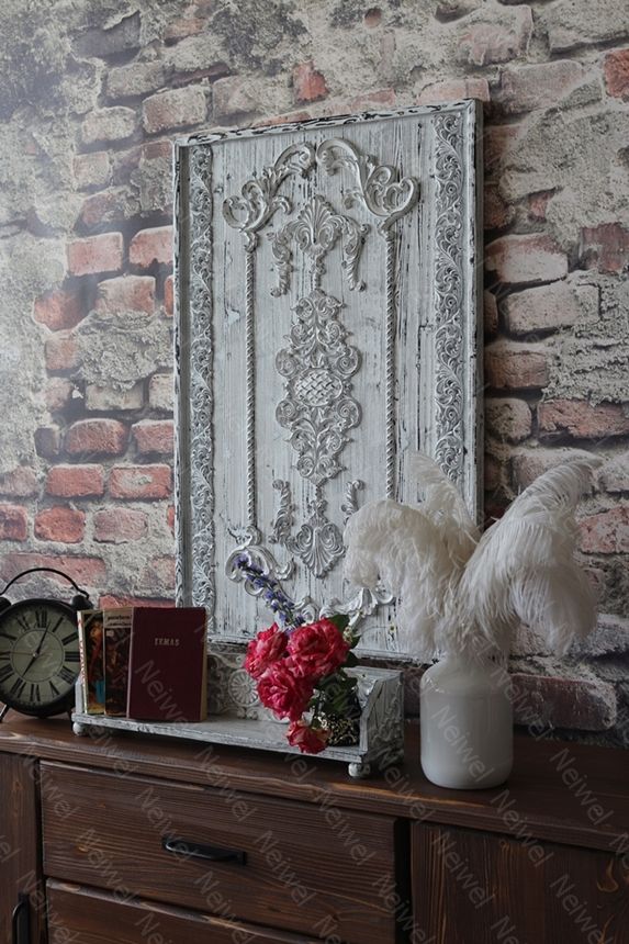 Neiwel Vintage Tenna Eskitme Beyaz Stand Raf