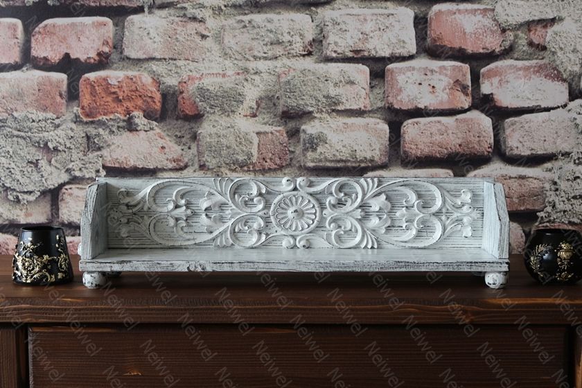 Neiwel Vintage Tenna Eskitme Beyaz Stand Raf