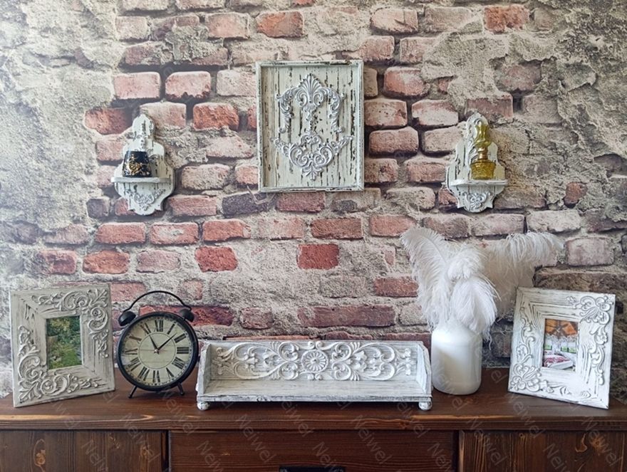 Neiwel Vintage Tenna Eskitme Beyaz Stand Raf