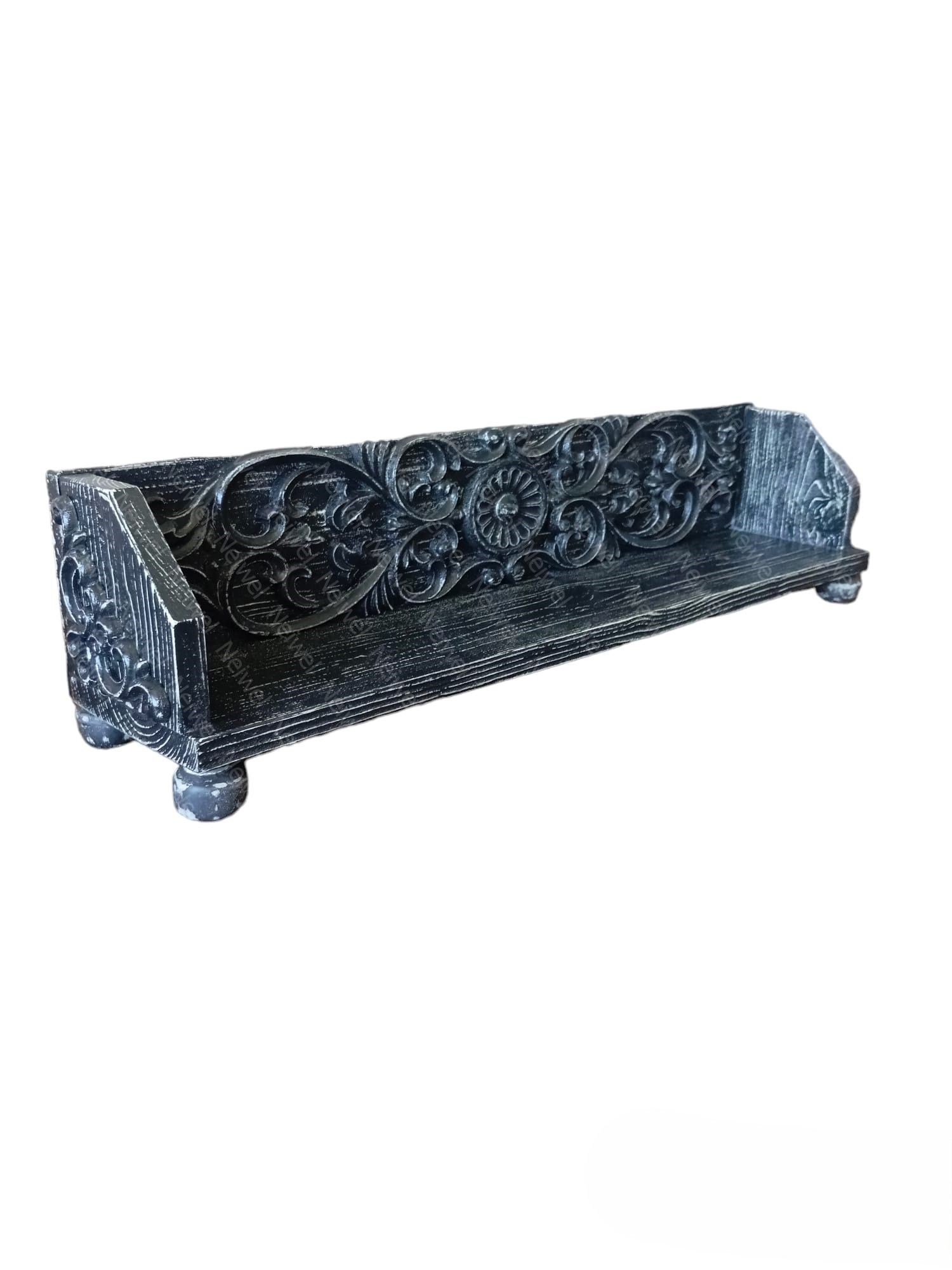 Neiwel Vintage Tenna Eskitme Siyah Bar Standı