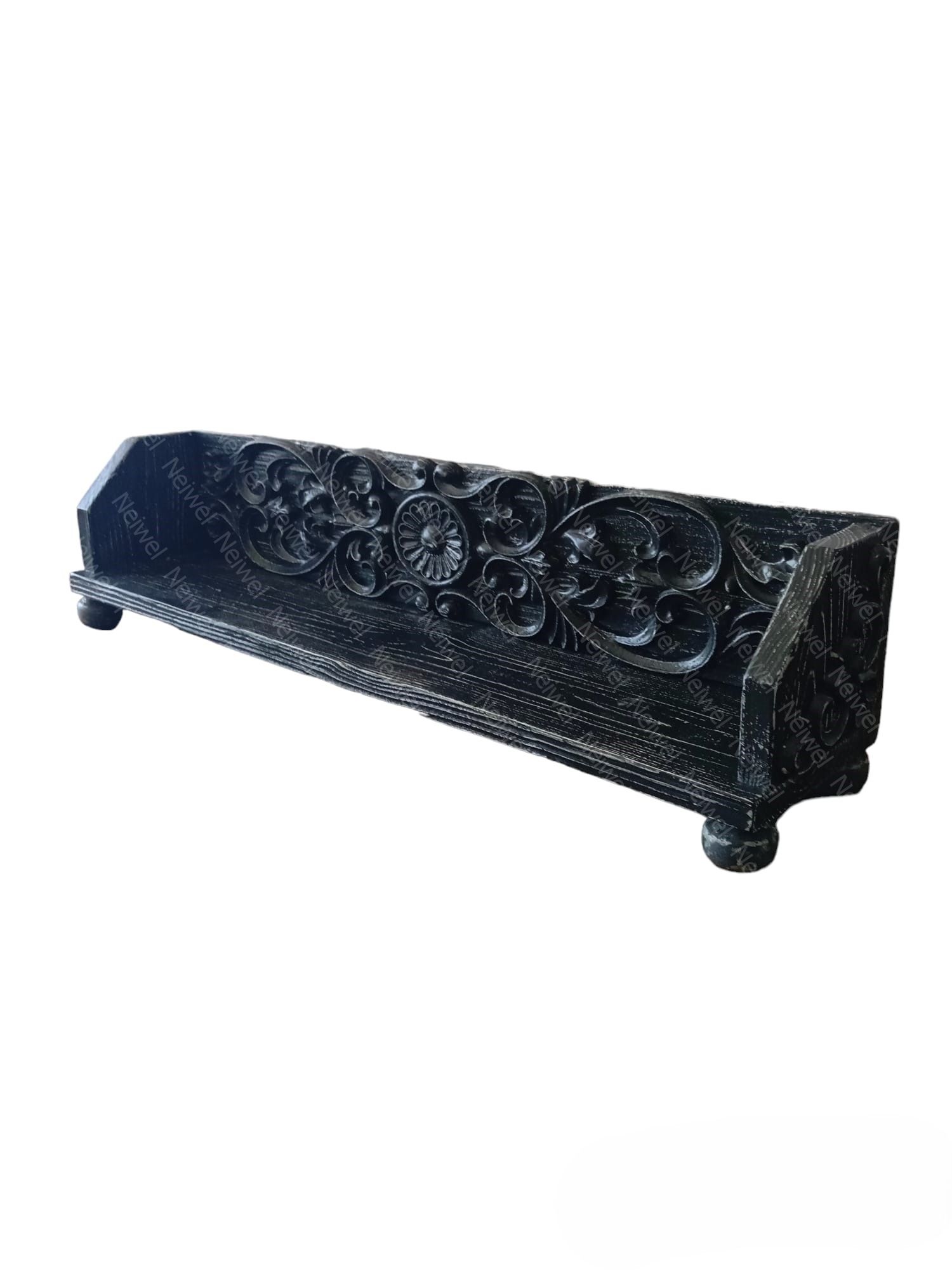 Neiwel Vintage Tenna Eskitme Siyah Bar Standı