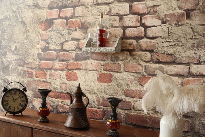 Neiwel Vintage Tuen Eskitme Beyaz Bar Raf