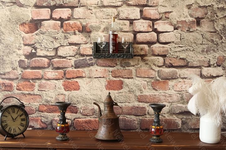 Neiwel Vintage Tuen Eskitme Siyah Bar Raf