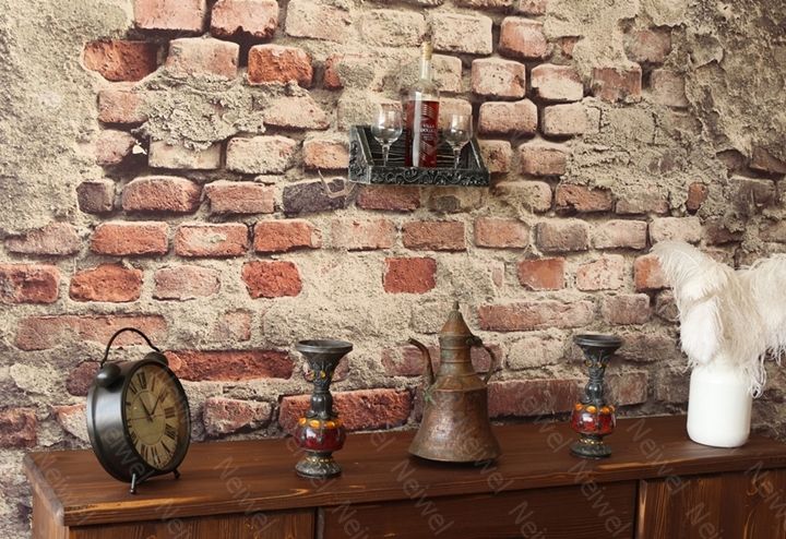 Neiwel Vintage Tuen Eskitme Siyah Bar Raf
