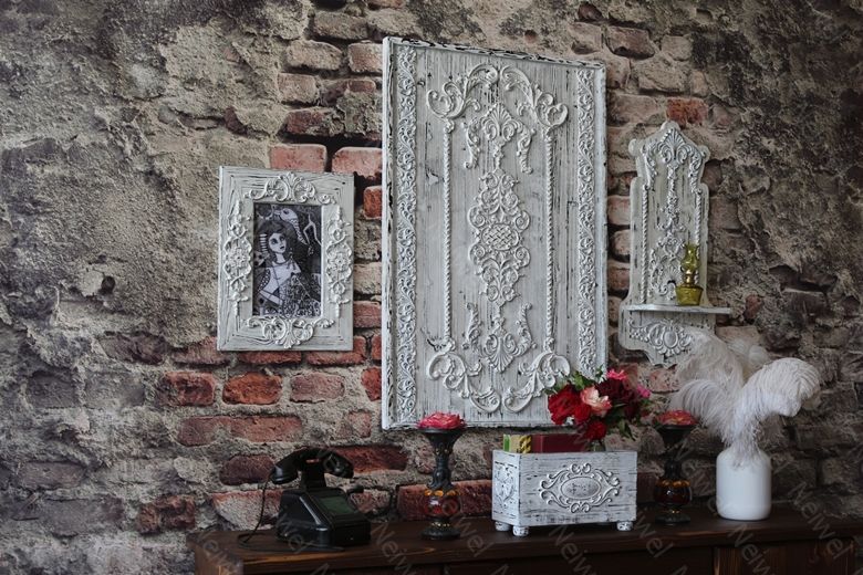 Neiwel Vintage Urme Eskitme Beyaz Kutu