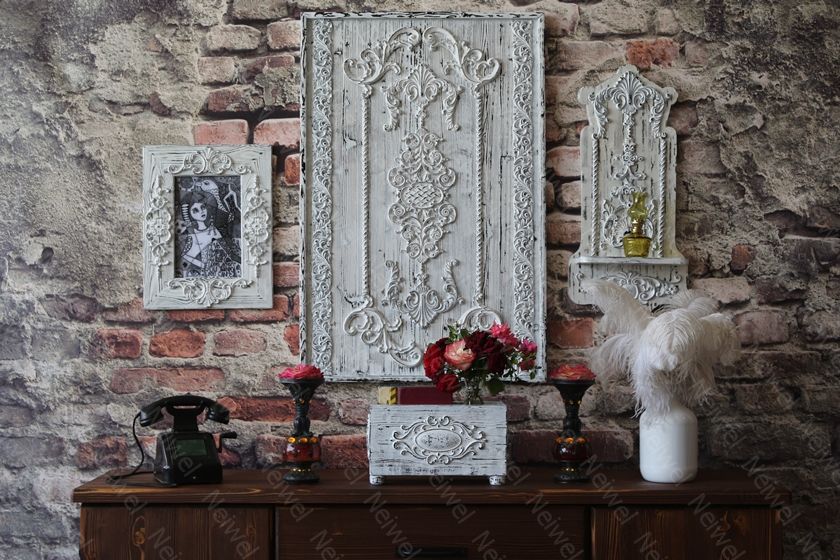 Neiwel Vintage Urme Eskitme Beyaz Kutu